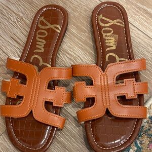Sam Edelman Women's Orange and Brown Sandals